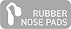 rubber nose pads