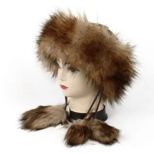 Artificial fur hats