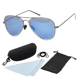 Polar Fashion 588-5 Dark Grey-Blue Polarized Sunglasses