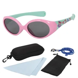 S852 C3 Pink Mint Flexible Sunglasses Children'S Polarized