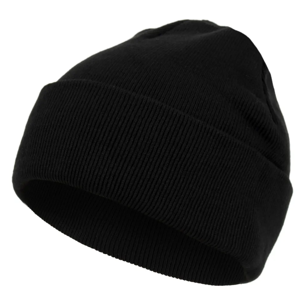 W466G Czapka dzianinowa beanie czarna