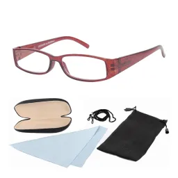 Corrective Frame Lookers M150G Red Reading Glasses