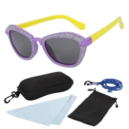 S8127 C9 Purple Yellow Flexible Sunglasses Children'S Polarized