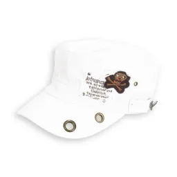 K45A White Patrol Cap Cotton