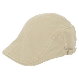 K149E Beige Men'S Cotton Cap