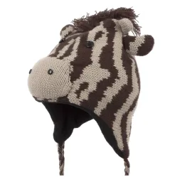 W248J Giraffe Winter Hat Knitted Animal