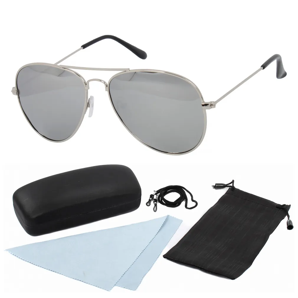 Polar Fashion HP17 C1 Silver Polarized Sunglasses