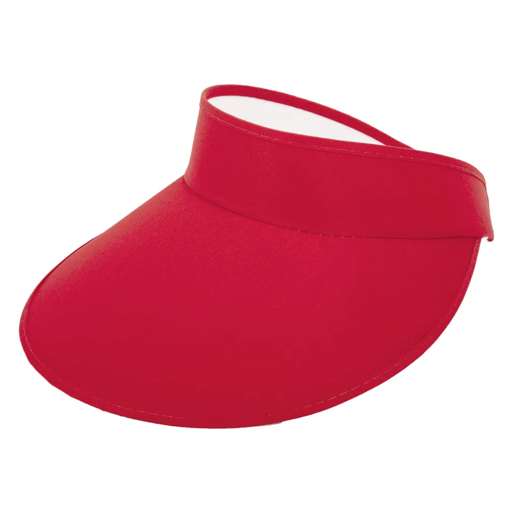 R225D Red Sun Visor On The Head Cap For The Summer