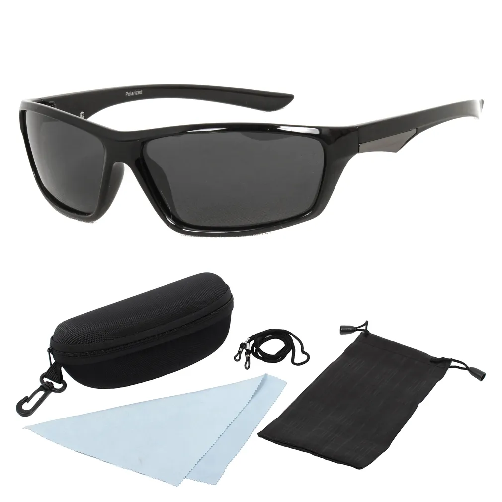 Polar Fashion P535 C3 Black Polarized Sunglasses