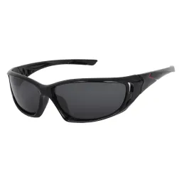 Haker HP529A Black-Red Polarized Sunglasses