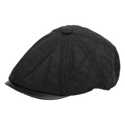 K209C Black Men'S Cotton Cap Peaky Blinders Shelby