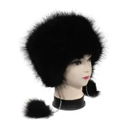 W135H Warm Winter Fur Toque Insulated With Fleece