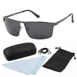 Polar Fashion HP02 C5 Szare Polaryzacyjne Okulary Przeciwsłoneczne