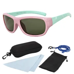 PJ1605C Pink Aquamarine Flexible Sunglasses Children'S Polarized