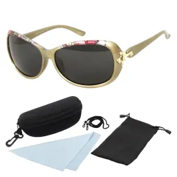 Polar Fashion S8274 C5 Gold Polarized Sunglasses