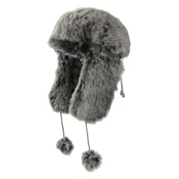 W123J Fur Eared Winter Badger Hat