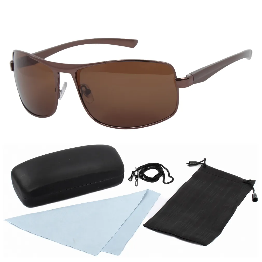 Polar Fashion HP09 C2 Brown Polarized Sunglasses