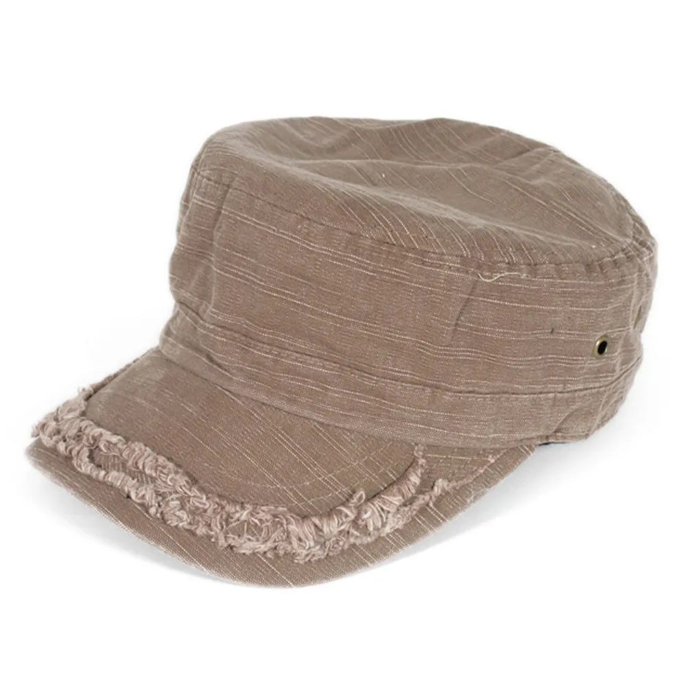 K03C Brown Patrol Cap Cotton