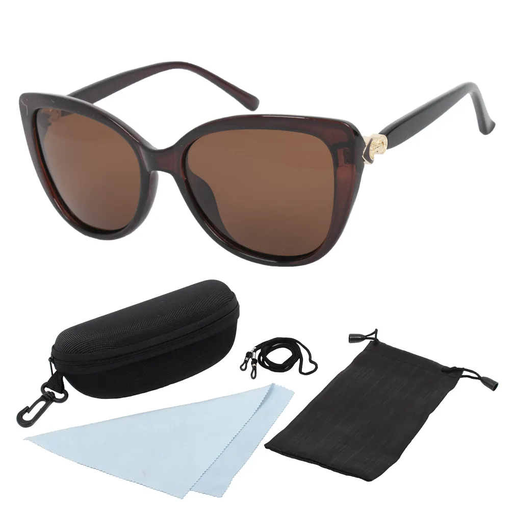 Polar Fashion P137 C2 Brown Polarized Sunglasses