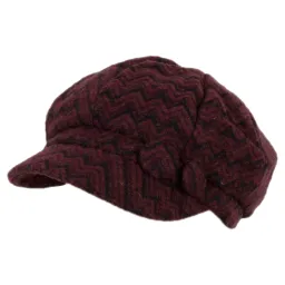 K79A Red Fashionable Women'S Cotton Cap