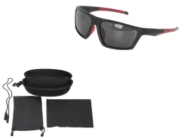 Polar Fashion P8181C1 Męskie Czarne Matowe Polaryzacyjne Okulary Przeciwsłoneczne