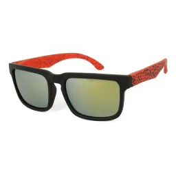 Sunglasses Nerd Haker Black Red Mirror