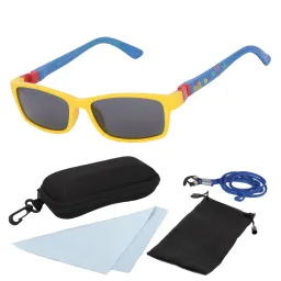 S854 C10 Yellow Blue Flexible Sunglasses Children'S Polarized