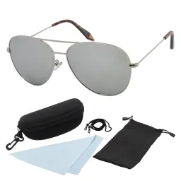 Polar Fashion 80101 C4 Silver Polarized Sunglasses Mirror Redo