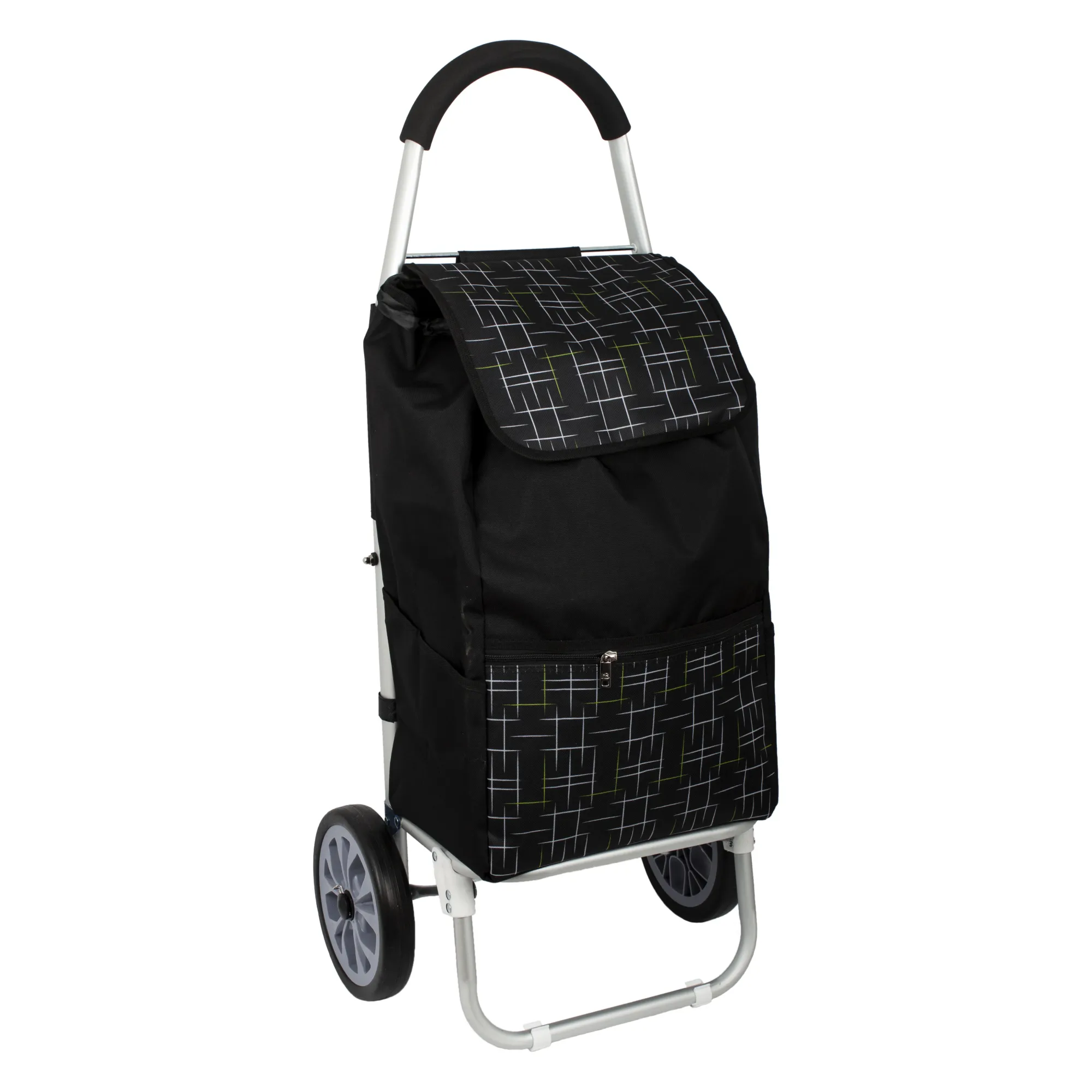 Shopping Bag On Wheels ALU27 Aluminum Shopping Trolley With Large ...