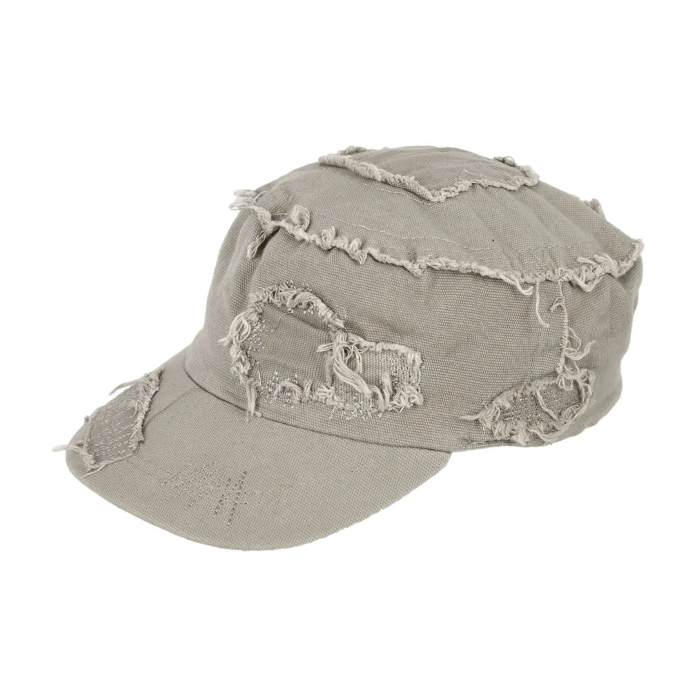 K23A Beige Patrol Cap Cotton