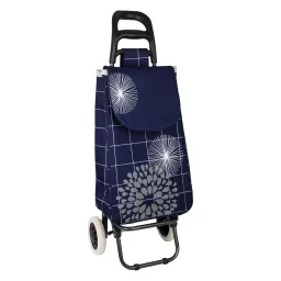 Shopping Bag On Wheels WZ338AC Two-Wheel Cart For Shopping Or Beach