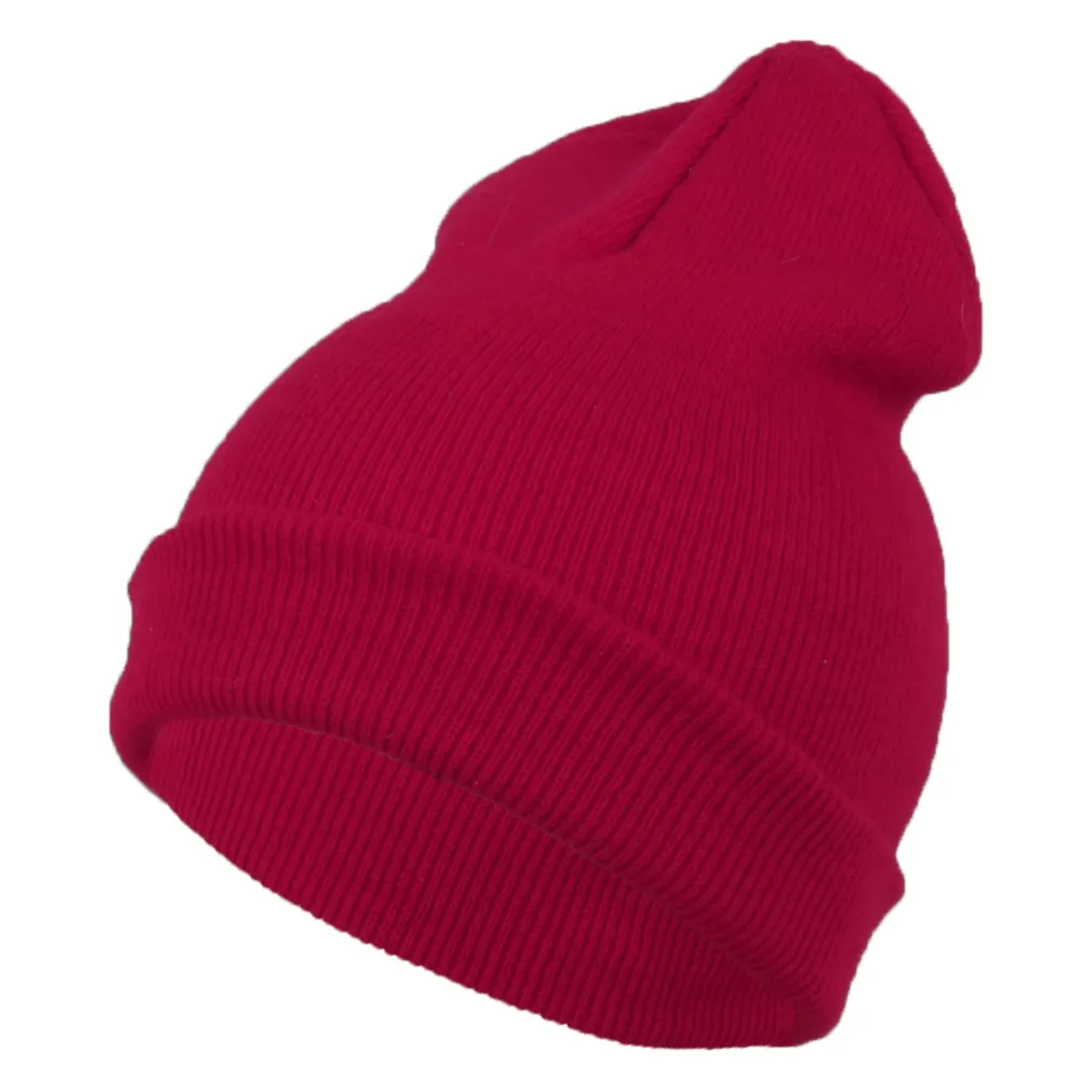 W267C Red Winter Hat Knitted