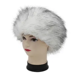 W174C White-Grey Melange Winter Hat Beanie Warm Polyester Acrylic