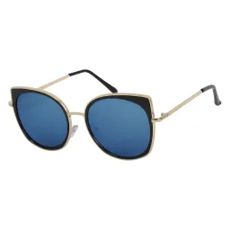 Haker H560B Gold-Blue Women'S Sunglasses