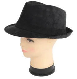 R25 Klasyczny sztruksowy kapelusz TRILBY