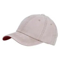 K107A Pink Cotton Baseball Cap Smooth