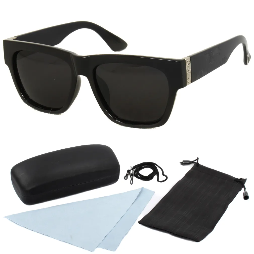 Polar Fashion K7040 C1 Black Polarized Sunglasses