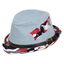 R184A Classic Hat Trilby Children'S Boy With A Belt