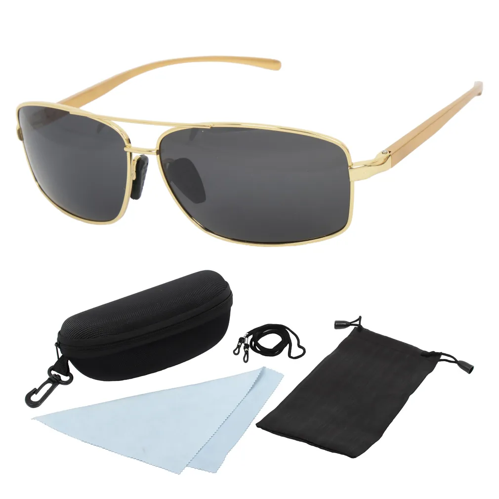 Polar Fashion 3099 Gold Polarized Sunglasses