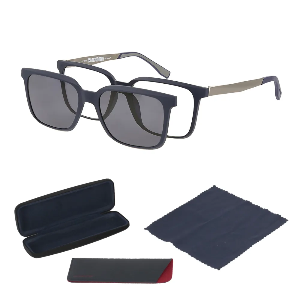 Solano CL90173B Corrective Frame With Clip-On Sun Cover