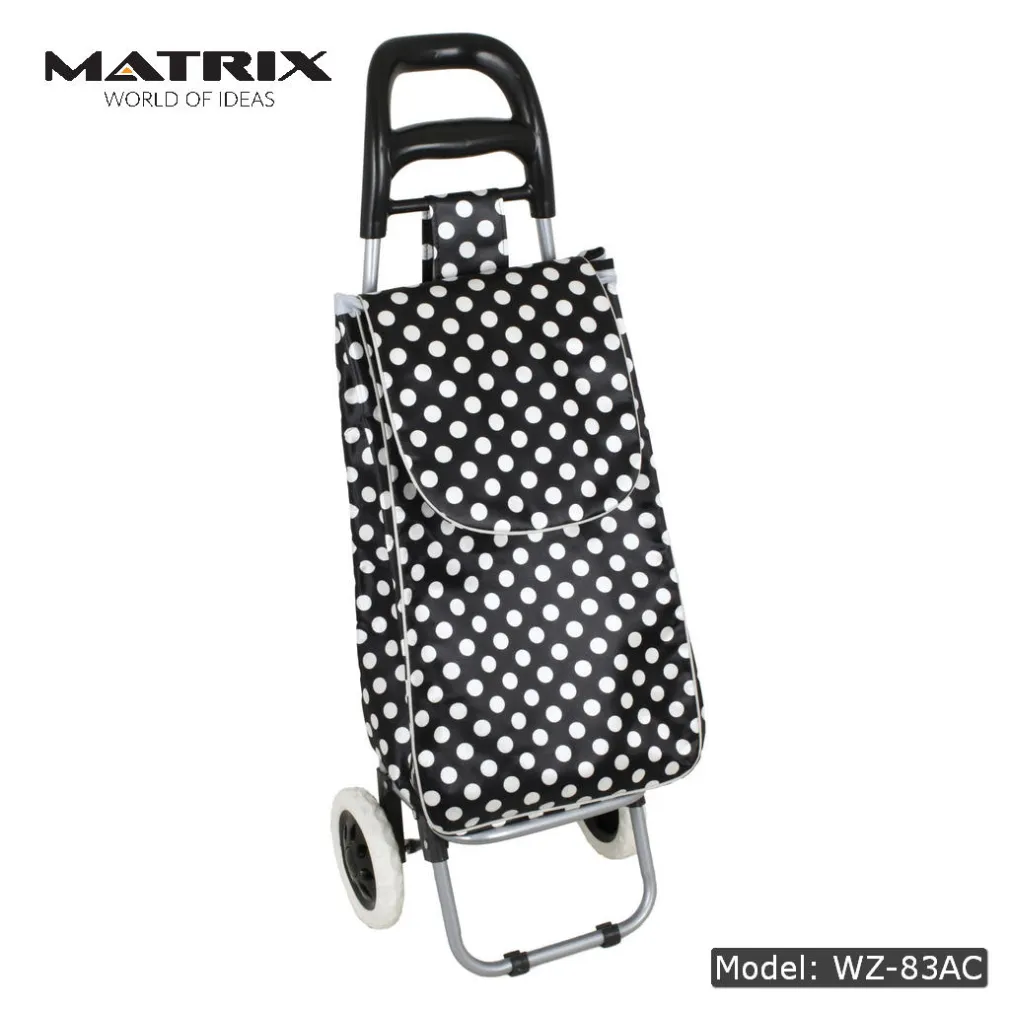 Shopping Bag On Wheels WZ83AC Two-Wheeled Trolley Bag For Shopping Or Beach