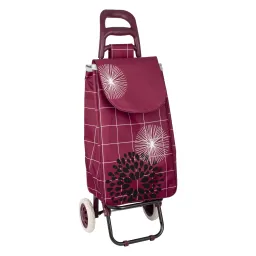 Shopping Bag On Wheels WZ340AB Two-Wheel Cart For Shopping Or Beach