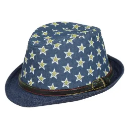 R187C Classic Hat Trilby Children'S Stars With A Belt