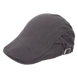 K219B Grey Men'S Cotton Cap