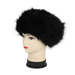 W174F Black Winter Hat, Warm Polyester Acrylic