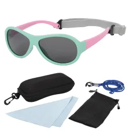 S8187 C1 Aquamarine Pink Flexible Sunglasses Children'S Polarized