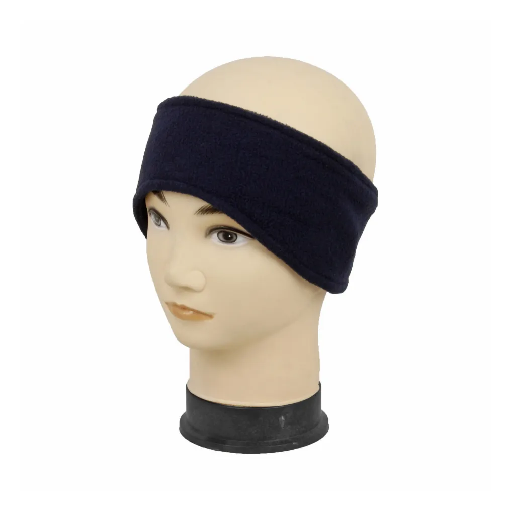 W341D Navy Warm Polar Headband For Winter With Earflaps – Sklepmatrix