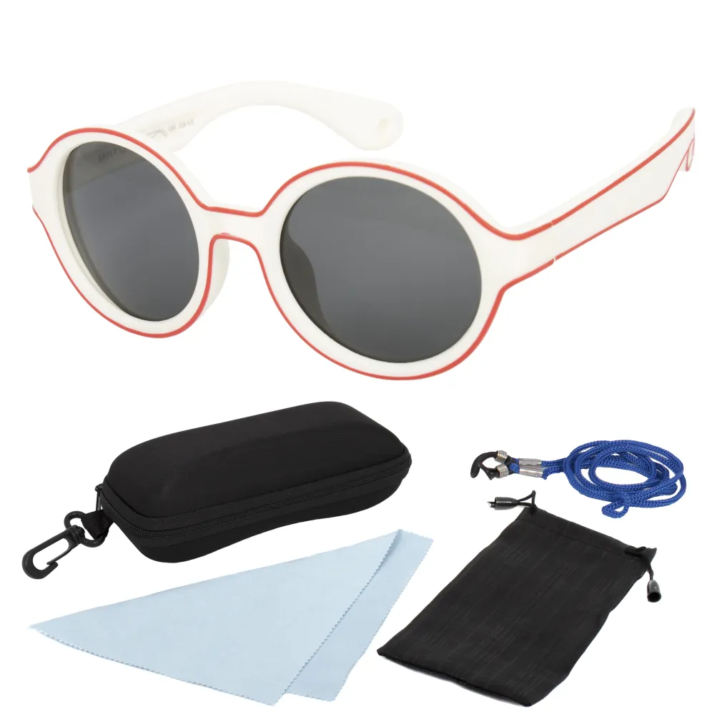 S8179 C4 White Flexible Sunglasses Children'S Polarized