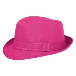 R203C Purple Classic Children'S Hat Trilby Roz.50-52