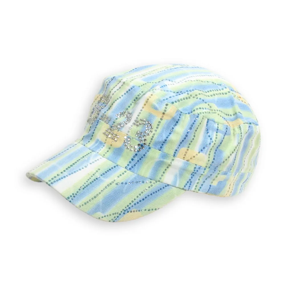 K52C Blue-Green Patrol Cap Cotton